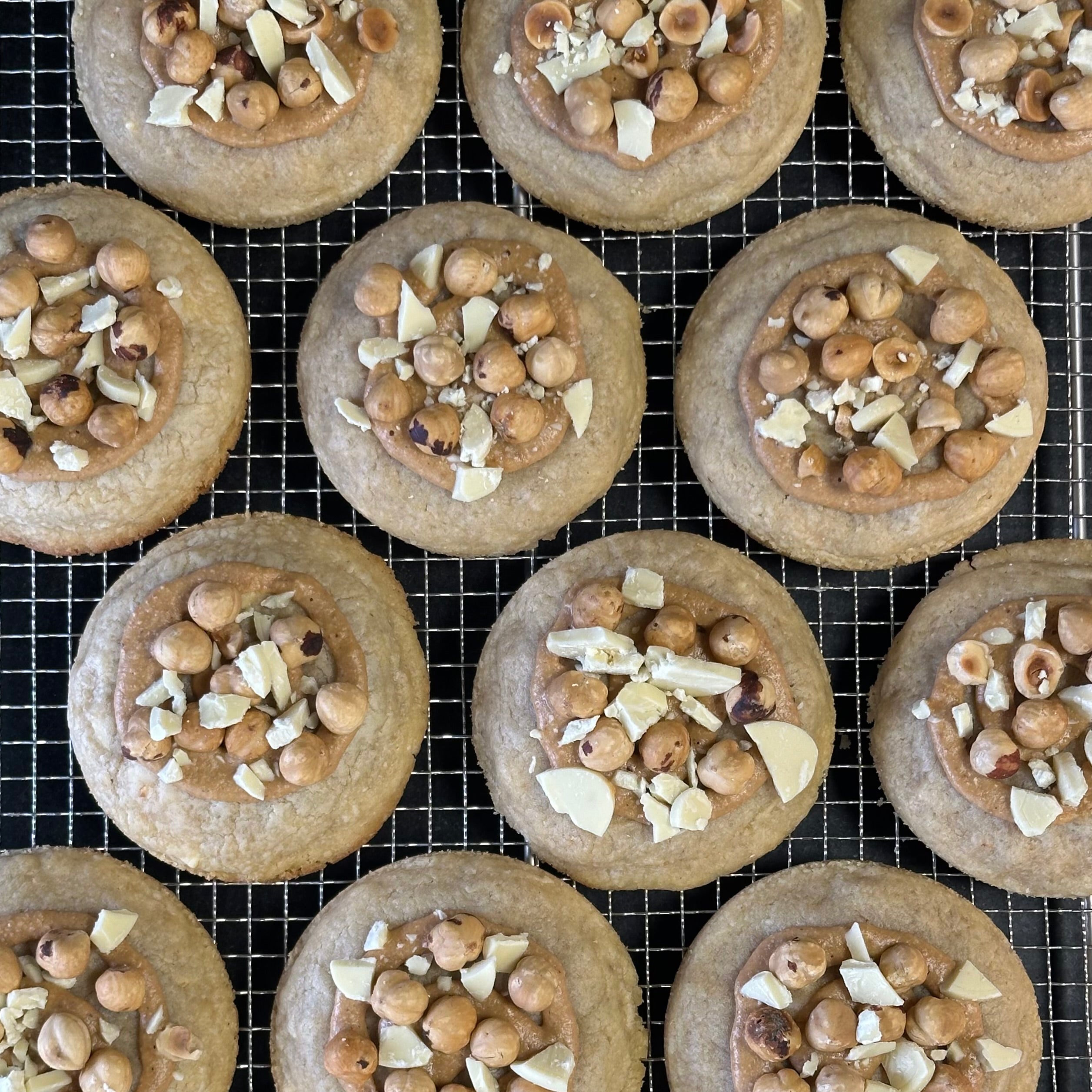 Recette Cookie Noisette & Chocolat Blanc